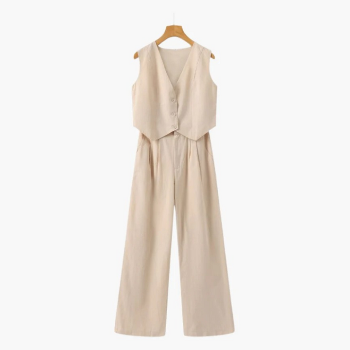 Vest and Wide Pants